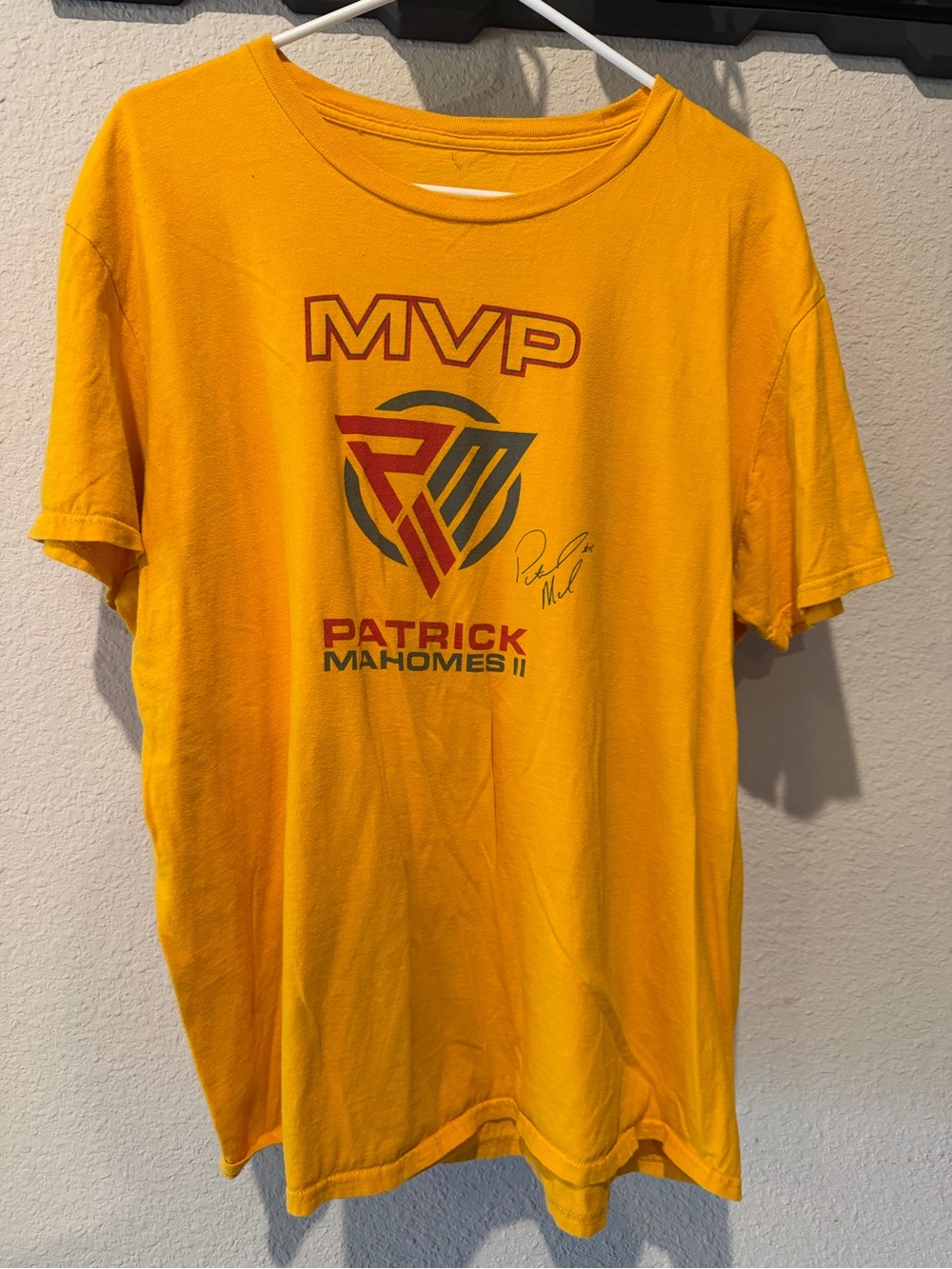 Gildan Yellow Patrick Mahomes II MVP Graphic Tee